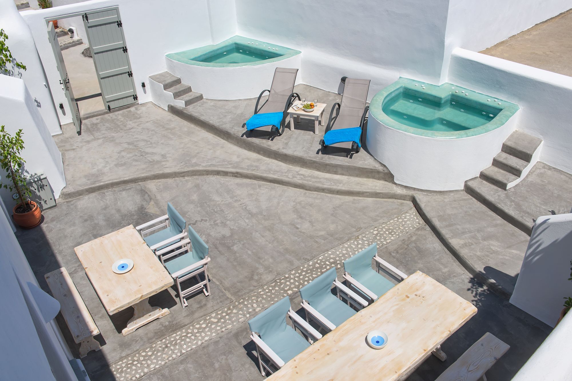 Nereids Villa Santorini Megalochori  Exterior foto