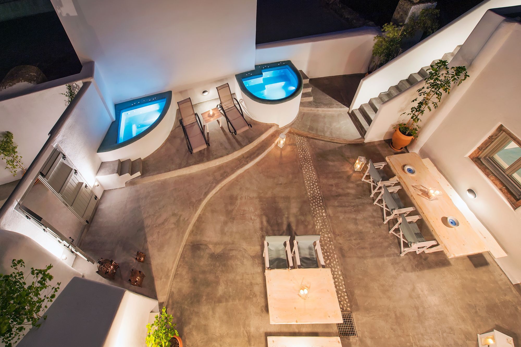 Nereids Villa Santorini Megalochori  Exterior foto