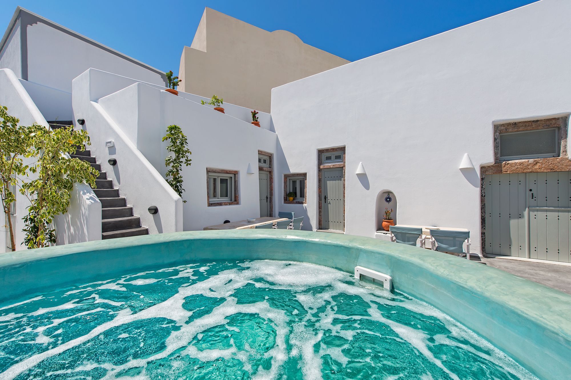 Nereids Villa Santorini Megalochori  Exterior foto