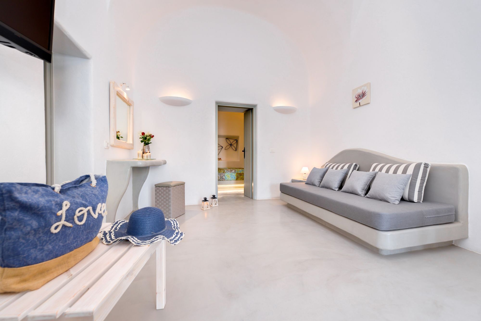 Nereids Villa Santorini Megalochori  Exterior foto