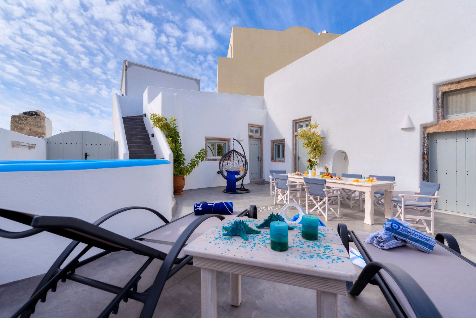 Nereids Villa Santorini Megalochori  Exterior foto
